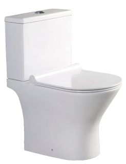 Унитаз напольный Azario Verde 615х360х745 с сиденьем микролифт AZ-2224